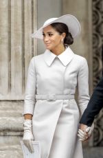 MEGHAN MARKLE Leaves St Pauls Cathedral in London 06/03/2022