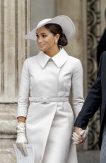 MEGHAN MARKLE Leaves St Pauls Cathedral in London 06/03/2022