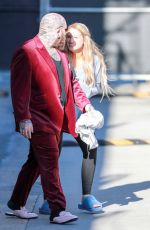 MEGHAN TRAINOR and Teddy Swims Leaves Jimmy Kimmel Live! in Hollywood 06/23/2022