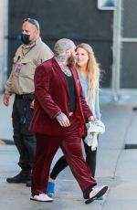 MEGHAN TRAINOR and Teddy Swims Leaves Jimmy Kimmel Live! in Hollywood 06/23/2022