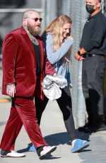 MEGHAN TRAINOR and Teddy Swims Leaves Jimmy Kimmel Live! in Hollywood 06/23/2022