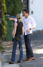 MELANIE GRIFFITH Meets up with Her Realtor in Crescent Heights 06/21/2022