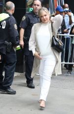 MELISSA JOAN HART Arrives at Good Morning America to Promotes Dirty Little Secret in New York 06/09/2022