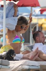 MICHELLE HUNXIKER in Bikini at a Beach in Milano Marittima 06/15/20222