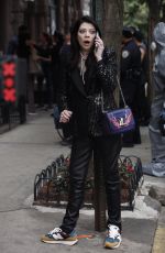 MICHELLE TRACHTENBERG on the Set of Gossip Girl in New York 06/23/2022