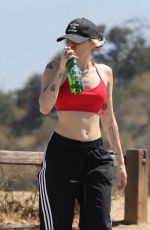 MILEY CYRUS Out Hiking in Hollywood Hills 06/12/2022