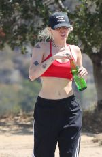 MILEY CYRUS Out Hiking in Hollywood Hills 06/12/2022
