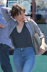 MILLA JOVOVICH Out for Lunch with a Friend in Los Feliz 06/21/2022