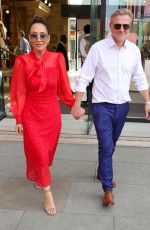 MYLEENE KLASS and Simon Motson Arrives at Royal Albert Hall in London 06/16/2022