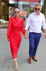 MYLEENE KLASS and Simon Motson Arrives at Royal Albert Hall in London 06/16/2022