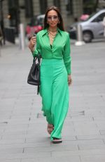 MYLEENE KLASS Arrives at Smooth Radio Studio in London 06/011/2022