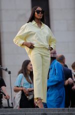 NAOMI CAMPBELL Arrives at AMI Men