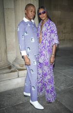 NAOMI CAMPBELL Arrives at Louis Vuitton Fashion Show in Paris 06/23/2022