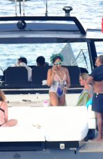 NAOMI CAMPBELL at a Yacht in Bodrum 06/27/2022