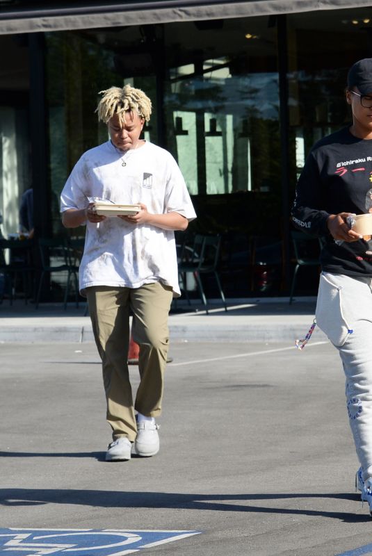 NAOMI OSAKA and Cordae Leaves Erewhon in Studio City 06/17/2022