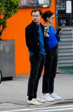 NATALIA DYER and Charlie Heaton Out Shopping in New York 06/07/2022
