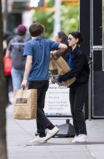 NATALIA DYER and Charlie Heaton Out Shopping in New York 06/07/2022