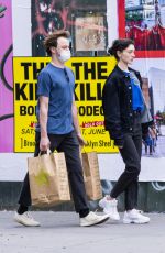 NATALIA DYER and Charlie Heaton Out Shopping in New York 06/07/2022