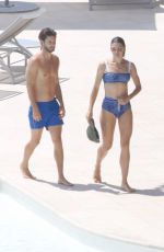 NATASHA ANDREWS and Pierre Niney on Vacation in South of France 06/07/2022