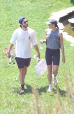 NATASHA ANDREWS and Pierre Niney on Vacation in South of France 06/07/2022