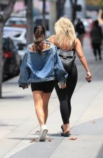 NATASHA OAKLEY Out for Lunch at Sweetgreen Salads in West Hollywood 06/13/2022