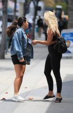 NATASHA OAKLEY Out for Lunch at Sweetgreen Salads in West Hollywood 06/13/2022