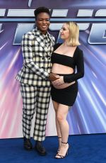 NICOLA ADAMS and Pregnant ELLA BAIG at Lightyear Premiere in London 06/13/2022