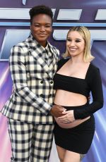 NICOLA ADAMS and Pregnant ELLA BAIG at Lightyear Premiere in London 06/13/2022