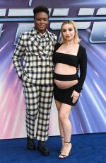 NICOLA ADAMS and Pregnant ELLA BAIG at Lightyear Premiere in London 06/13/2022