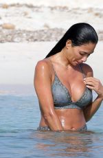 NICOLE SCHERZINGER in Bikini at a Mud Bath in Formentera 06/16/2022