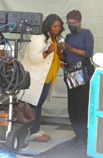 OCTAVIA SPENCER on the Set of Truth Be Told in Burbank 06/08/2022