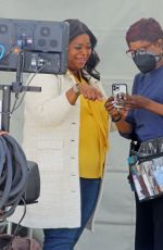 OCTAVIA SPENCER on the Set of Truth Be Told in Burbank 06/08/2022