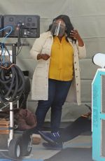 OCTAVIA SPENCER on the Set of Truth Be Told in Burbank 06/08/2022