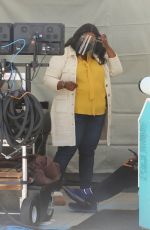 OCTAVIA SPENCER on the Set of Truth Be Told in Burbank 06/08/2022