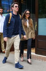 OLIVIA MUNN and John Mulaney Leaves Greenwich Hotel in New York 06/23/2022