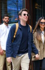 OLIVIA MUNN and John Mulaney Leaves Greenwich Hotel in New York 06/23/2022