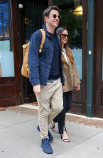 OLIVIA MUNN and John Mulaney Leaves Greenwich Hotel in New York 06/23/2022