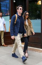 OLIVIA MUNN and John Mulaney Leaves Greenwich Hotel in New York 06/23/2022