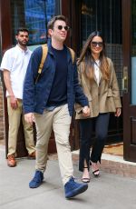 OLIVIA MUNN and John Mulaney Leaves Greenwich Hotel in New York 06/23/2022