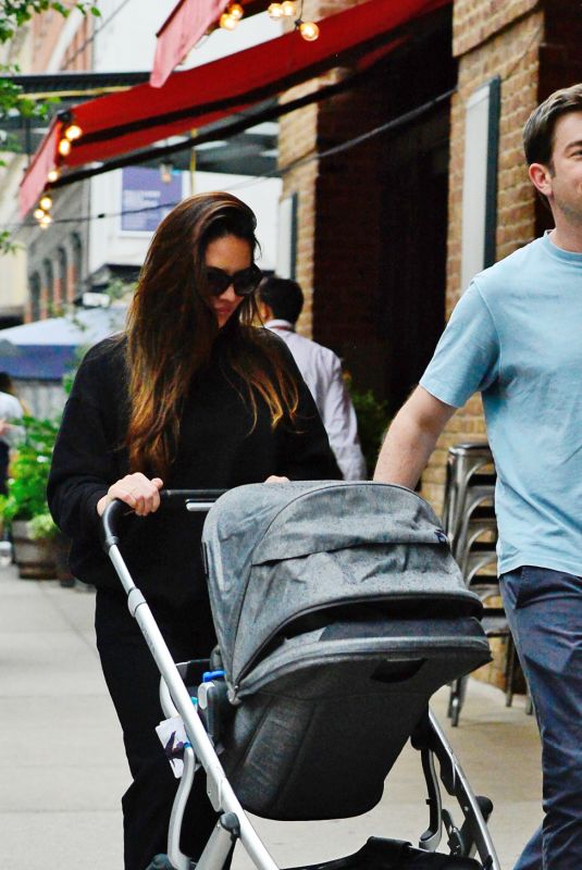 OLIVIA MUNN and John Mulaney Out with her Baby in New York 06/21/2022