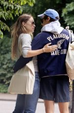 OLIVIA WILDE and Harry Styles Out Kissing in London 06/14/2022