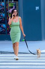 PADMA LAKSHMI Out with Her Dog in New York 05/31/2022