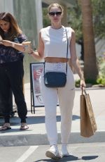 PAIGE BUTCHER Out for Smoothie To-go in Los Angeles 06/15/2022