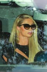 PARIS HILTON Arrives at Britney Spears and Sam Asghari