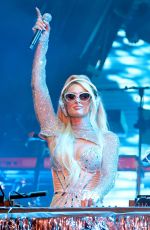 PARIS HILTON Performsw at LA Pride in the Park Presented by Christopher Street West in Los Angeles 06/11/2022