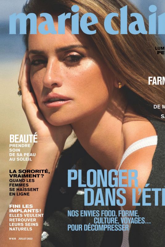 PENELOPE CRUZ in Marie Claire Magazine, France July 2022