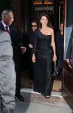 PENELOPE CRUZ Leaves The Official Premiere at Tribeca Film Festival in New York 06/14/2022