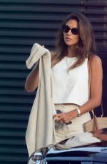 PIA MILLER Out for Dinner with Her Husband Patrick Whitesell at Nobu in Malibu 06/21/2022