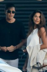 PIA MILLER Out for Dinner with Her Husband Patrick Whitesell at Nobu in Malibu 06/21/2022