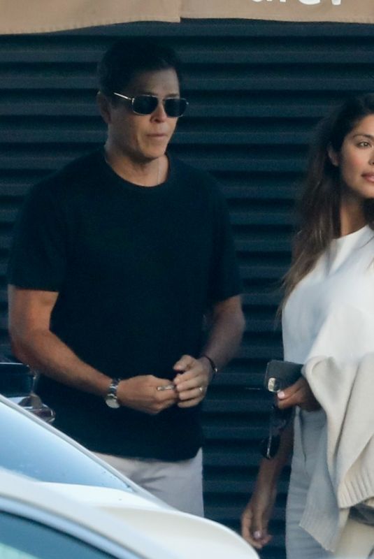 PIA MILLER Out for Dinner with Her Husband Patrick Whitesell at Nobu in Malibu 06/21/2022